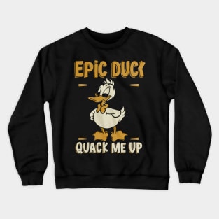 Funny Duck Crewneck Sweatshirt